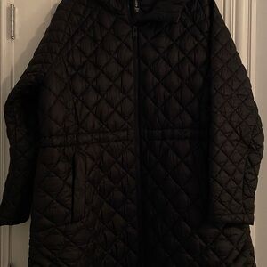 Athleta Black Quilted Jacket